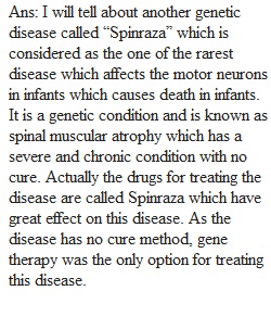 Spinraza a Success Story